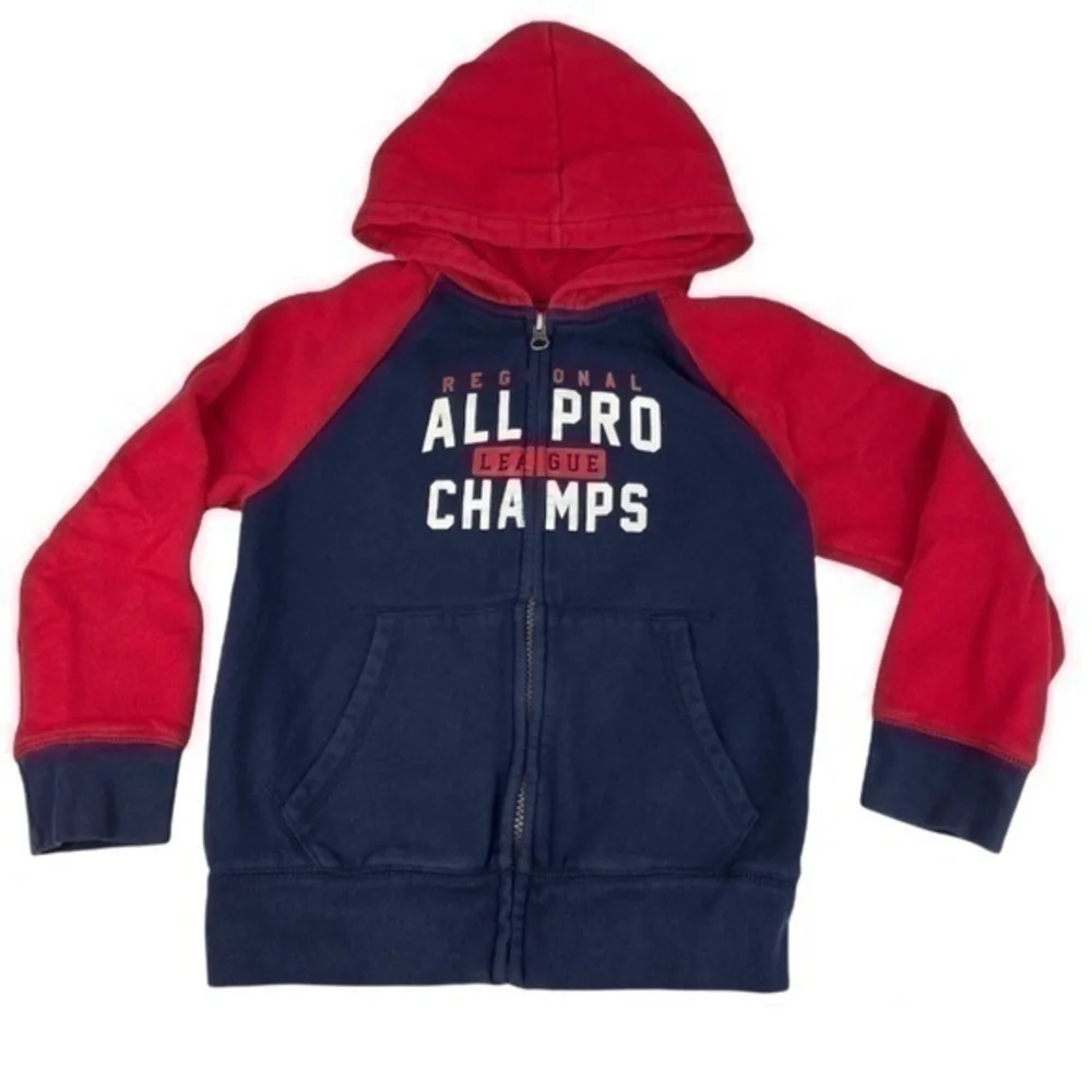 Childrens Place Boys Top Size Small 5 6 Hoodie Full Zip‎ Sweatshirt Jacket